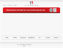 Tablet Screenshot of hydroton.pl